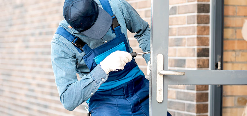 Pivot Storefront Door Locks Installation in Hercules, California